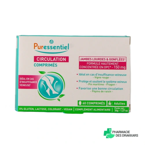 Puressentiel Circulation Comprimés