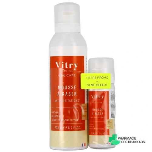 Vitry Mousse à Raser Anti-Irritations