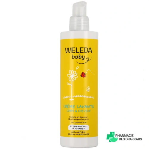 Weleda Bébé Calendula Crème Lavante Bio Corps & Cheveux