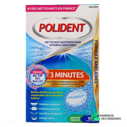 Polident 3 minutes Nettoyant