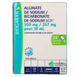 Alginate de Sodium Bicarbonate de Sodium - Vue 360°