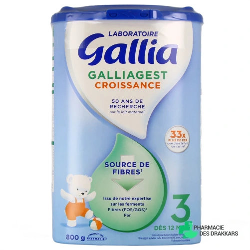 Gallia Galliagest Croissance Lait 3ème âge
