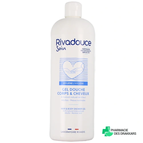 Rivadouce Gel Douche Corps et Cheveux - Vue 360°