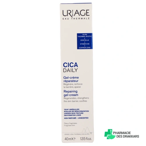 Uriage Bariéderm Cica Daily Gel Crème Visage - Vue 360°