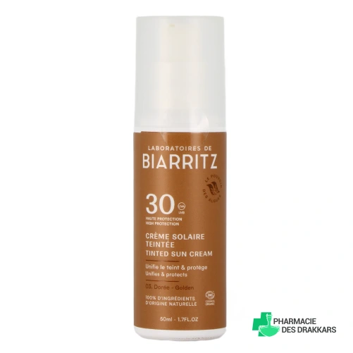 Laboratoires de Biarritz Crème solaire visage teintée SPF30