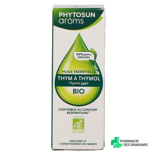 Huile essentielle Thym à Thymol Bio - Vue 360°