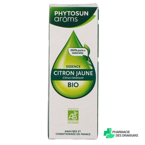 Phytosun Arôms Huile essentielle Citron jaune Bio