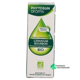Huile Essentielle de Géranium Bourbon Bio - Vue 360°