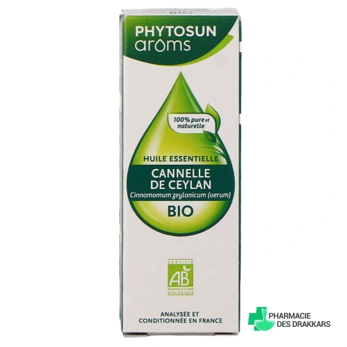 Phytosun Aroms Huile Essentielle Cannelle de Ceylan Bio - Vue 360°
