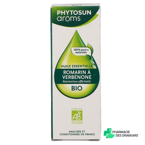 Phytosun Aroms Huile essentielle Romarin à Verbénone Bio - Vue 360°