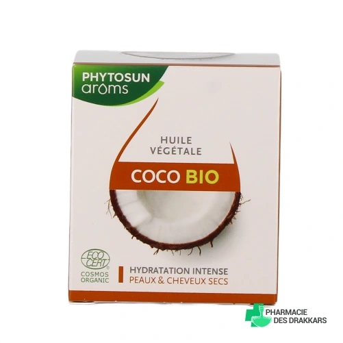 Phytosun Aroms Huile Végétale Coco Bio - Vue 360°