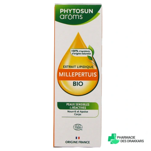 Phytosun Arôms Huile de Millepertuis Bio - Vue 360°