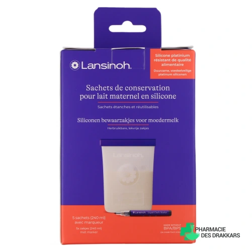 Lansinoh Sachets Conservation Lait Maternel