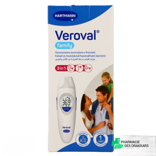 Veroval Family Thermomètre Infrarouge - Vue 360°
