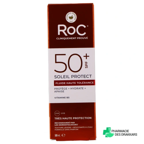 ROC Soleil Protect Fluide Haute Tolérance SPF50 - Vue 360°