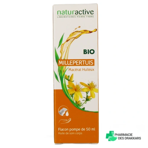 Naturactive Huile végétale de Millepertuis Bio