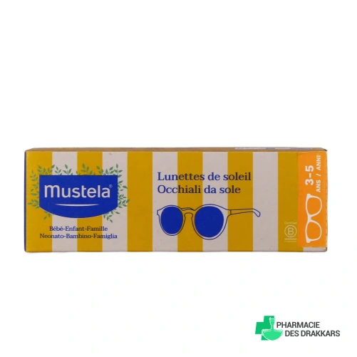 Mustela Lunettes de Soleil Enfant 3-5 Ans - Vue 360°