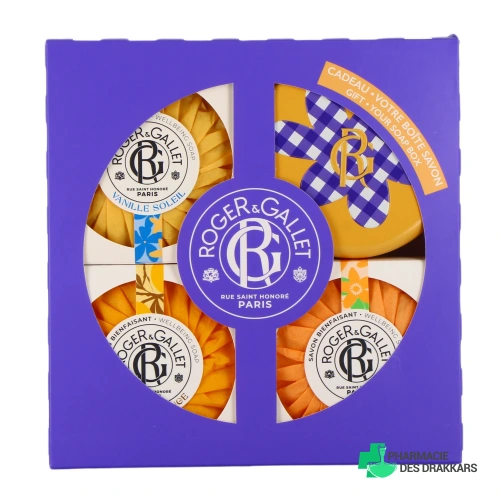 Roger & Gallet Coffret 3 Savons Bienfaisants - Vue 360°