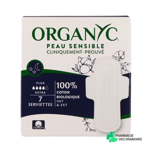 Organyc Serviettes Extra-Fines - Vue 360°