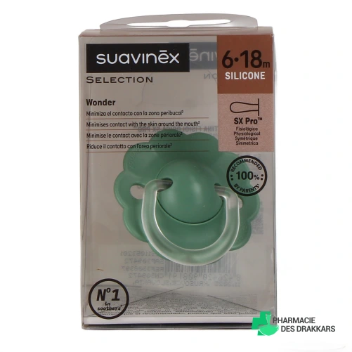 Suavinex Sucette 6-18 mois - Vue 360°