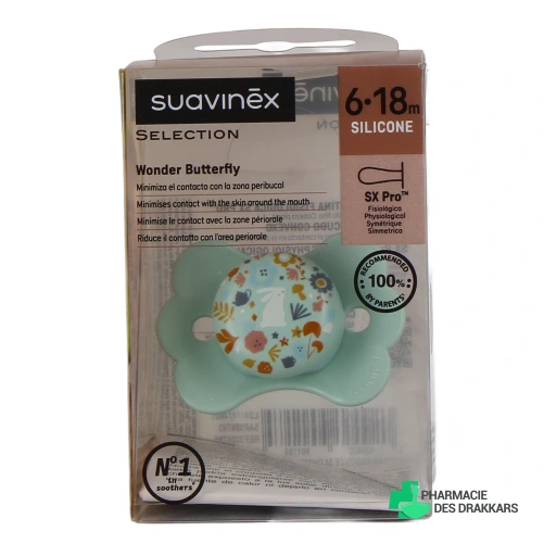 Suavinex Sucette 6-18 mois - Vue 360°