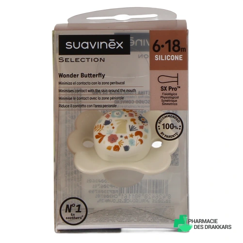 Suavinex Sucette 6-18 mois - Vue 360°
