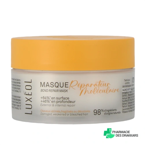 Luxéol Masque Réparateur Moléculaire - Vue 360°