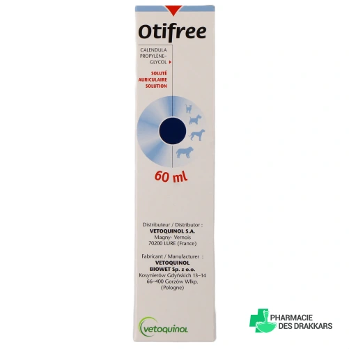 Otifree Solution Auriculaire Chien et Chat