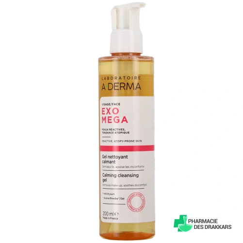 A-Derma Exomega Gel Nettoyant Calmant - Vue 360°