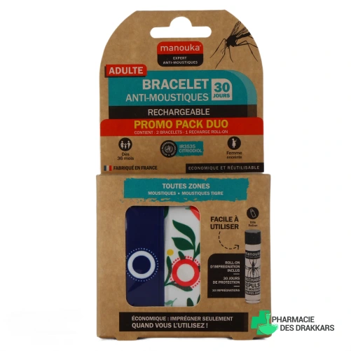 Manouka Bracelet Anti-Moustiques