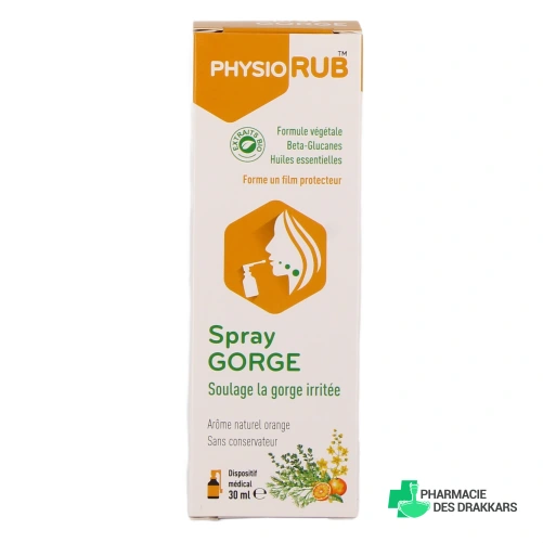PhysioRub Spray Gorge - Vue 360°