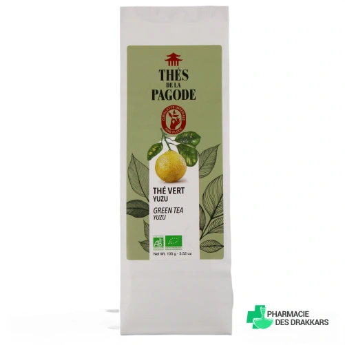 Thés de la Pagode Thé Vert Yuzu Bio - Vue 360°