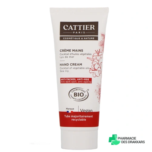 Cattier Crème Mains Argile Blanche Bio