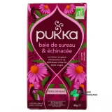 Pukka Infusion Baie de Sureau & Echinacée Bio - Vue 360°