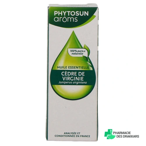 Phytosun Aroms Huile Essentielle Cèdre de Virginie - Vue 360°