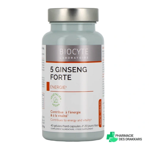 Biocyte 5 Ginseng Forte - Vue 360°