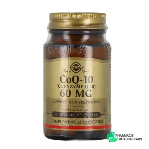 Solgar CoQ-10 Co-Enzyme Q10 - Vue 360°