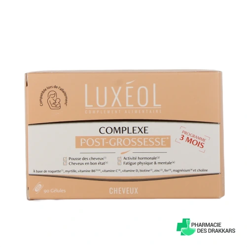 Luxéol Complexe Post-Grossesse - Vue 360°