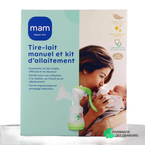 MAM Tire-lait manuel et Kit d'allaitement - Vue 360°