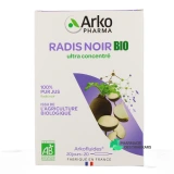 Arkofluides Radis Noir BIO ampoules - Vue 360°