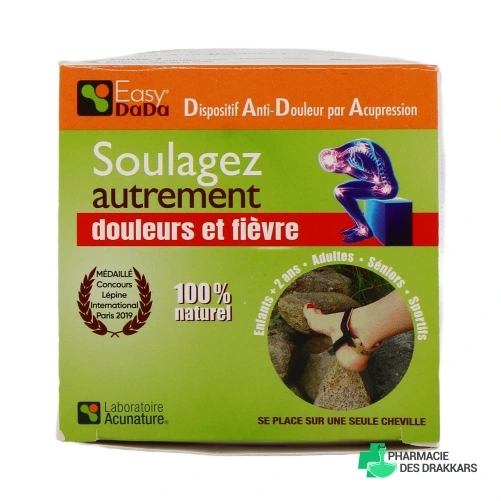 Easy DaDa Bracelet anti-douleur d'acupression - Vue 360°