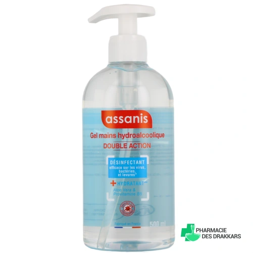 Assanis Gel Mains Hydroalcoolique - Vue 360°