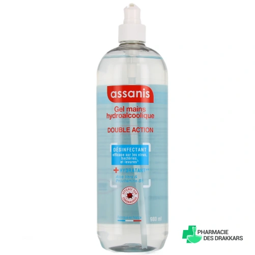Assanis Gel Mains Hydroalcoolique - Vue 360°