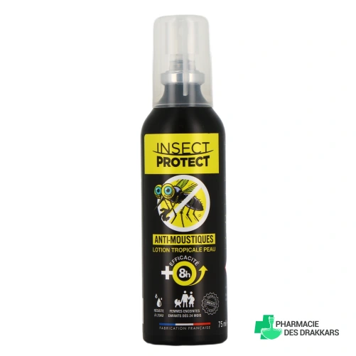 Insect Protect Anti-Moustiques Lotion Tropicale Peau - Vue 360°
