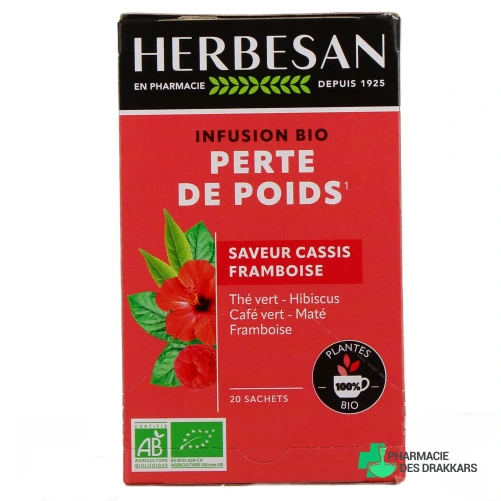 Herbesan Infusion Bio Perte de Poids - Vue 360°