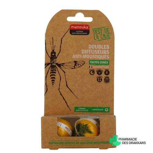 Manouka Diffuseur Anti-Moustiques - Vue 360°
