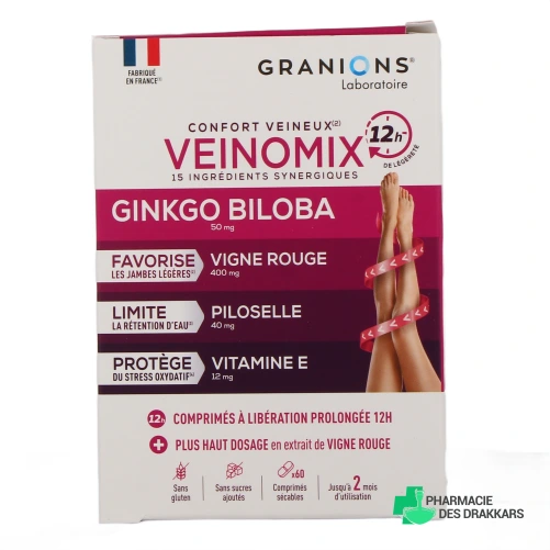 Granions Veinomix - Vue 360°