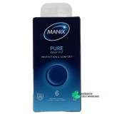 Manix Pure Easy Fit Préservatifs - Vue 360°