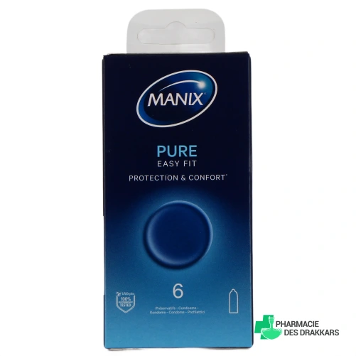 Manix Pure Easy Fit Préservatifs - Vue 360°