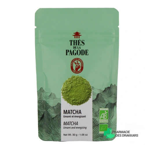 Thés de la Pagode Matcha - Vue 360°